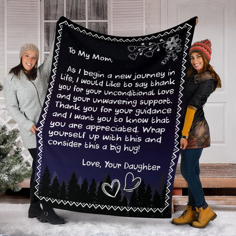 litzzy Personalized To My Mom Blanket, You Are The Best Mother, Throw Blanket For Mother, Mom, Grandma Fleece Blanket Style 7 FLEECE - 30x40 