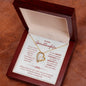 litzzy To My Granddaughter - Litzzy Forever Love Necklace - Necklace for Granddaughter from Grandparents Jewelry 18K Yellow Gold Finish Luxury Box 