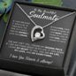 litzzy To My Beautiful Soulmate - Necklace Gift for Wife, Girlfriend - Anniversary Gift, Gift for Soulmate, Soulmate Gift, Soulmate Necklace - Litzzy Forever Love Necklace Jewelry   