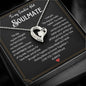 litzzy To My Smokin Hot Soulmate - The Day My Life Changed - Gift For Soulmate, For Wife, For Girlfriend - Litzzy Forever Love Necklace Jewelry   