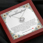 litzzy To My Granddaughter - Litzzy Love Knot Necklace - Necklace for Granddaughter from Grandparents Jewelry   