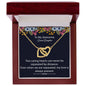 litzzy To My Granddaughter - Litzzy Interlocking Hearts Necklace - Necklace for Granddaughter from Grandparents Jewelry 18K Yellow Gold Finish Luxury Box 