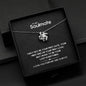 litzzy To My Soulmate - Litzzy Love Knot Necklace - Forever And Always Necklace - To My Soulmate Necklace, White Gold, Valentines Day Gift Jewelry 14K White Gold Finish Standard Box 