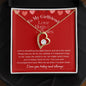 litzzy To My Girlfriend - Necklace Valentines Day Gift, Girlfriend Anniversary Gift, Girlfriend Birthday Gift, Girlfriend Jewelry - Gift for Girlfriend from Boyfriend - Litzzy Forever Love Necklace Jewelry   