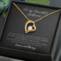 litzzy To My Girlfriend - Litzzy Forever Love Necklace - You're my Missing Piece - 14k Gold  Necklace - Girlfriend Necklace, Girlfriend Anniversary Gift, Birthday Gift For Girlfriend, Romantic Gift From Boyfriend Jewelry 18k Yellow Gold Finish Two Tone Box 