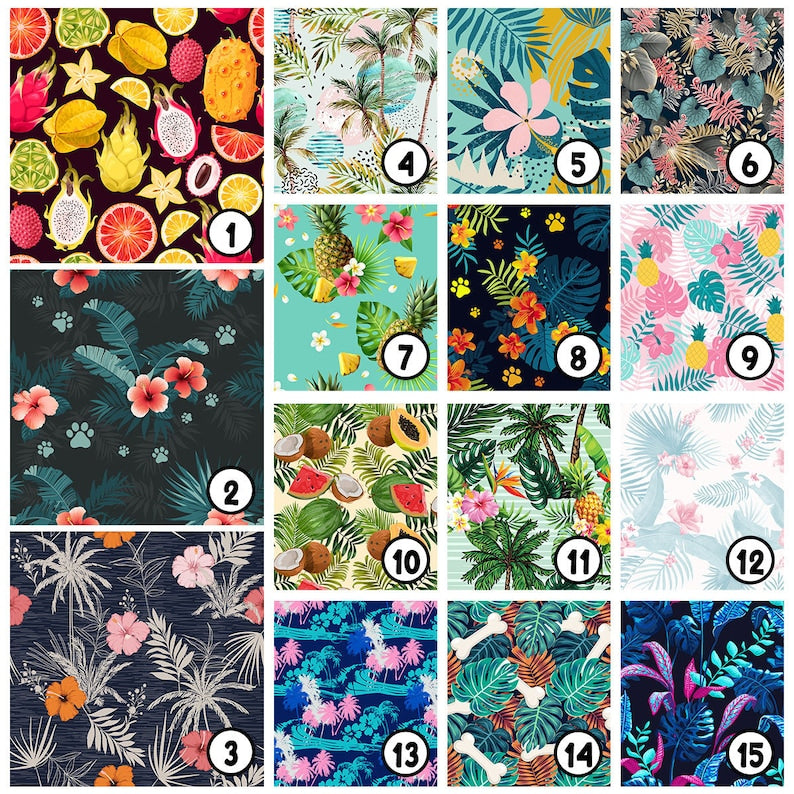 litzzy Custom Photo Hawaii Tropical Shirt With Face, Casual Button-Down Hawaii Shirt, Personalized Name Shirt For Human And Pet, Summer Party Shirt Hawaii Shirt   