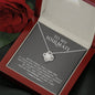 litzzy To My Soulmate - Never Forget That I Love You - Love Knot - Necklace Gift For Her, Wife, Girlfriend, Anniversary, Wedding, Valentine, Birthday with Message Card Jewelry   