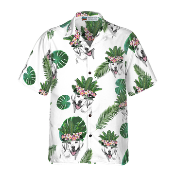 litzzy Labrador Retriever Hawaiian Shirt, Labrador Retriever Tropical Summer, Tropical Flowers Aloha Shirt For Men, Women - Perfect Gift For Labrador Retriever Lover, dog hawaiian shirt Hawaii Shirt   