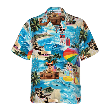 litzzy Chihuahua Hawaiian Shirt, Funny Chihuahua, Blue Beach Aloha Shirt For Men, Women - Perfect Gift For Chihuahua Lovers, dog hawaiian shirt Hawaii Shirt   