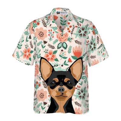 litzzy Chihuahua Hawaiian Shirt, Chihuahua Lover, Happiness Is Chihuahua Kisses Aloha Shirt For Men, Women - Perfect Gift For Chihuahua Lovers, dog hawaiian shirt Hawaii Shirt   
