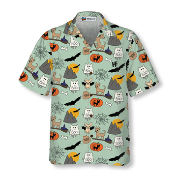 litzzy Chihuahua Hawaiian Shirt, Halloween Chihuahua Aloha Shirt For Men, Women - Perfect Gift For Chihuahua Lovers, dog hawaiian shirt Hawaii Shirt   