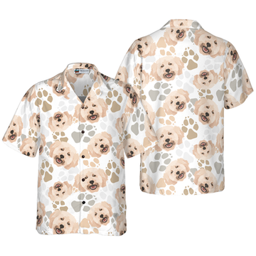 litzzy Poodle Hawaiian Shirt, The Paws Poodle Aloha Shirt For Men, Women - Perfect Gift For Poodle Lovers, dog hawaiian shirt Hawaii Shirt   