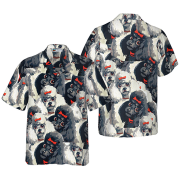 litzzy Poodles Hawaiian Shirt, Little Sweet Poodles Aloha Shirt For Men, Women - Perfect Gift For Poodle Lovers, dog hawaiian shirt Hawaii Shirt   