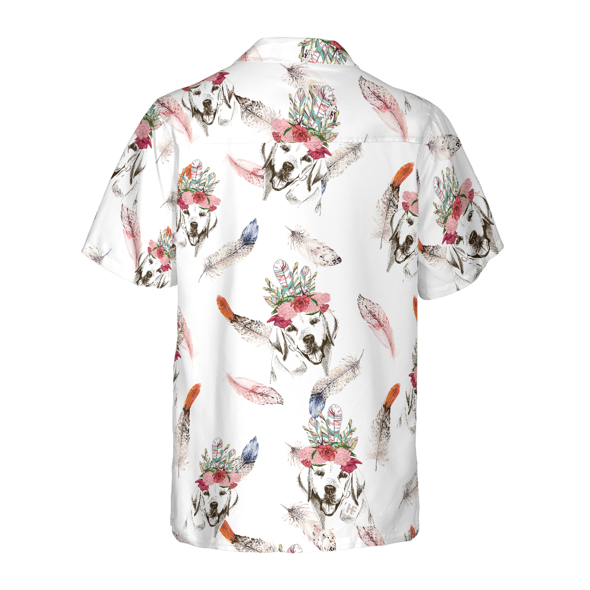 litzzy Labrador Retriever Hawaiian Shirt, Labrador Retriever Boho Chic Dogs Aloha Shirt For Men, Women - Perfect Gift For Labrador Retriever Lover, dog hawaiian shirt Hawaii Shirt   