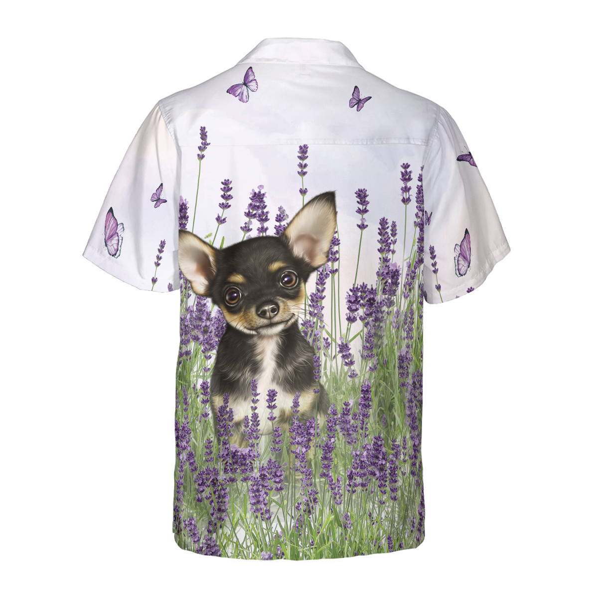 litzzy Chihuahua Hawaiian Shirt, Chihuahua Dog, Lavender Aloha Shirt For Men, Women - Perfect Gift For Chihuahua Lover, dog hawaiian shirt Hawaii Shirt   