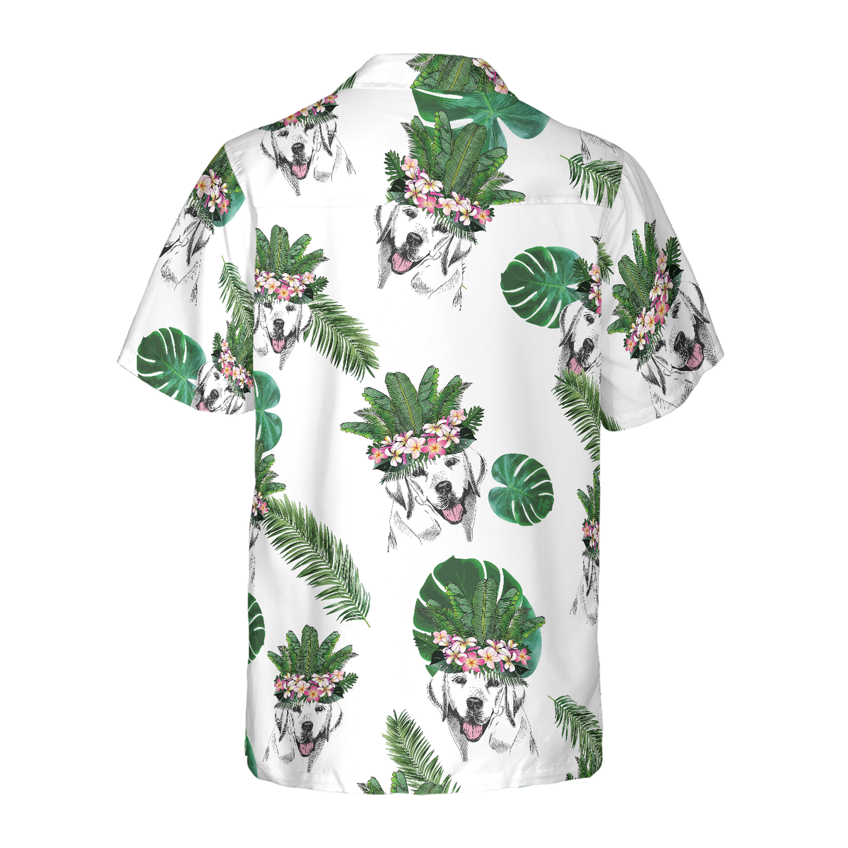 litzzy Labrador Retriever Hawaiian Shirt, Labrador Retriever Tropical Summer, Tropical Flowers Aloha Shirt For Men, Women - Perfect Gift For Labrador Retriever Lover, dog hawaiian shirt Hawaii Shirt   