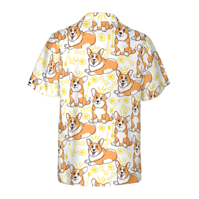 litzzy Corgi Hawaiian Shirt, Corgi Pembroke Aloha Shirt For Men, Women - Perfect Gift For Corgi Lovers, dog hawaiian shirt Hawaii Shirt   