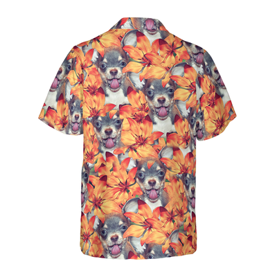 litzzy Chihuahua Hawaiian Shirt, Chihuahua Puppies, Summer Flowers Aloha Shirt For Men, Women - Perfect Gift For Chihuahua Lovers, dog hawaiian shirt Hawaii Shirt   