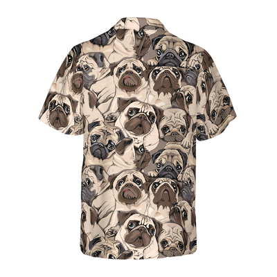 litzzy Pug Hawaiian Shirt, Pug Is My Life Aloha Shirt For Men, Women - Perfect Gift For Pug Lovers, dog hawaiian shirt Hawaii Shirt   