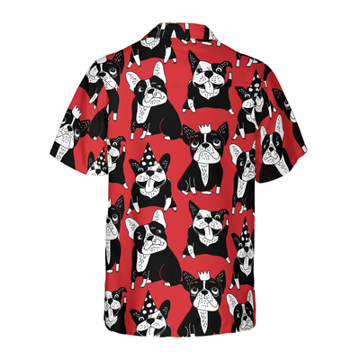 litzzy Bulldog Hawaiian Shirt, Funny Bulldog, Red French Bulldog Aloha Shirt For Men, Women - Perfect Gift For Bulldog Lovers, dog hawaiian shirt Hawaii Shirt   