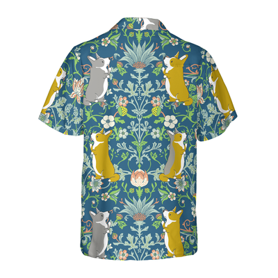litzzy Corgi Hawaiian Shirt, The Magical Forest Corgi Aloha Shirt For Men, Women - Perfect Gift For Corgi Lovers, dog hawaiian shirt Hawaii Shirt   