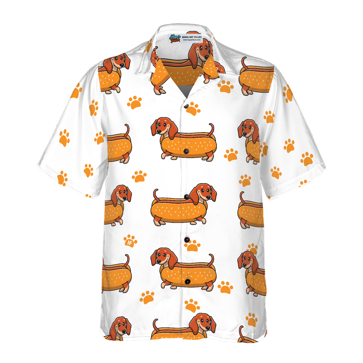 litzzy Dachshund Hawaiian Shirt, Real Hotdog Dachshund Aloha Shirt For Men, Women - Perfect Gift For Dachshund Lovers, dog hawaiian shirt Hawaii Shirt   