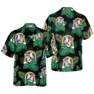 litzzy Corgi The Predator Hawaiian Shirt, Corgi Aloha Shirt For Men, Women - Perfect Gift For Corgi Lovers, dog hawaiian shirt Hawaii Shirt   