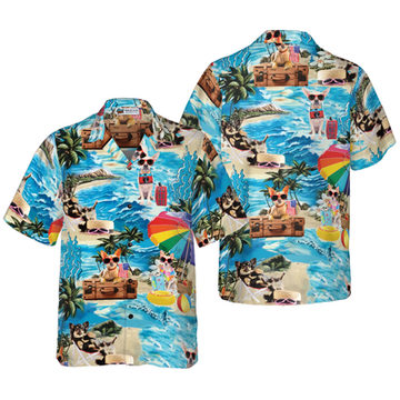 litzzy Chihuahua Hawaiian Shirt, Funny Chihuahua, Blue Beach Aloha Shirt For Men, Women - Perfect Gift For Chihuahua Lovers, dog hawaiian shirt Hawaii Shirt   