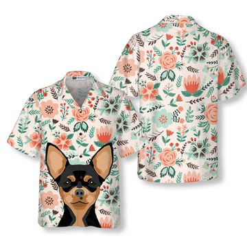 litzzy Chihuahua Hawaiian Shirt, Chihuahua Lover, Happiness Is Chihuahua Kisses Aloha Shirt For Men, Women - Perfect Gift For Chihuahua Lovers, dog hawaiian shirt Hawaii Shirt   