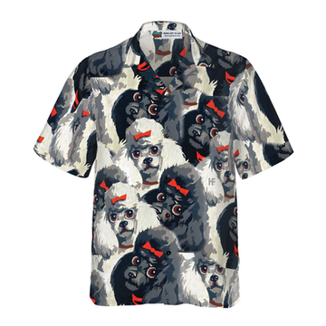 litzzy Poodles Hawaiian Shirt, Little Sweet Poodles Aloha Shirt For Men, Women - Perfect Gift For Poodle Lovers, dog hawaiian shirt Hawaii Shirt   