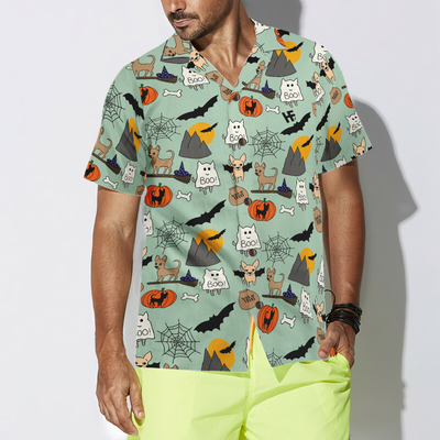 litzzy Chihuahua Hawaiian Shirt, Halloween Chihuahua Aloha Shirt For Men, Women - Perfect Gift For Chihuahua Lovers, dog hawaiian shirt Hawaii Shirt   