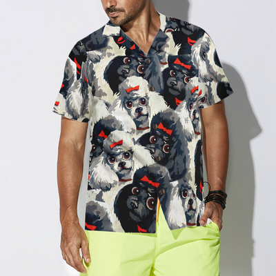 litzzy Poodles Hawaiian Shirt, Little Sweet Poodles Aloha Shirt For Men, Women - Perfect Gift For Poodle Lovers, dog hawaiian shirt Hawaii Shirt   