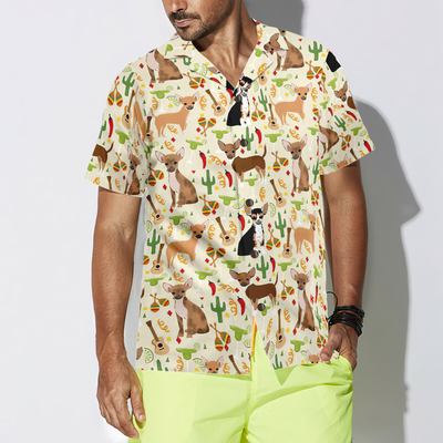 litzzy Chihuahua Hawaiian Shirt, Fiesta Chihuahua And Margaritas Celebration Aloha Shirt For Men, Women - Perfect Gift For Chihuahua Lovers, dog hawaiian shirt Hawaii Shirt   