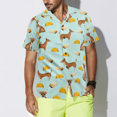 litzzy Chihuahua Hawaiian Shirt, Tacos Burritos Chihuahua Dog Aloha Shirt For Men, Women - Perfect Gift For Chihuahua Lovers, dog hawaiian shirt Hawaii Shirt   