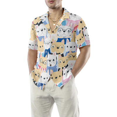 litzzy Bulldog Hawaiian Shirt, Funny French Bulldog Aloha Shirt For Men, Women - Perfect Gift For Bulldog Lovers, dog hawaiian shirt Hawaii Shirt   