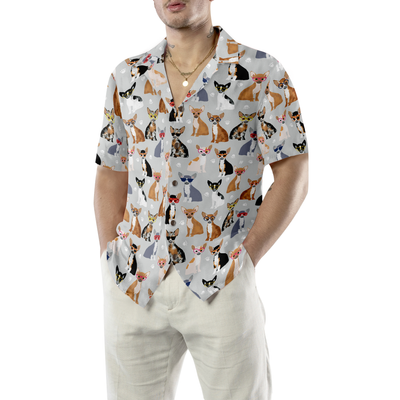 litzzy Chihuahua Hawaiian Shirt, Stylish Chihuahua With Glasses Aloha Shirt For Men, Women - Perfect Gift For Chihuahua Lovers, dog hawaiian shirt Hawaii Shirt   