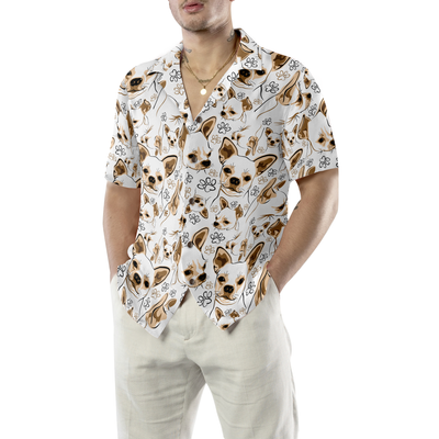 litzzy Chihuahua Hawaiian Shirt, Chihuahua Lover, Cute Chihuahua Aloha Shirt For Men, Women - Perfect Gift For Chihuahua Lovers, dog hawaiian shirt Hawaii Shirt   
