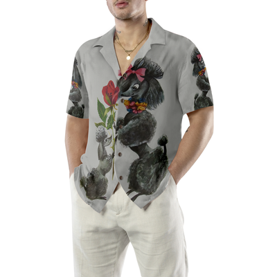 litzzy Poodle Hawaiian Shirt, Sweet Poodles, Red Rose Aloha Shirt For Men, Women - Perfect Gift For Poodle Lovers, dog hawaiian shirt Hawaii Shirt   