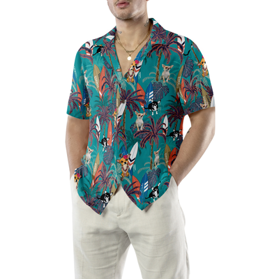 litzzy Chihuahua Hawaiian Shirt, Chihuahua Surfboard, Palm Tree Aloha Shirt For Men, Women - Perfect Gift For Chihuahua Lovers, dog hawaiian shirt Hawaii Shirt   