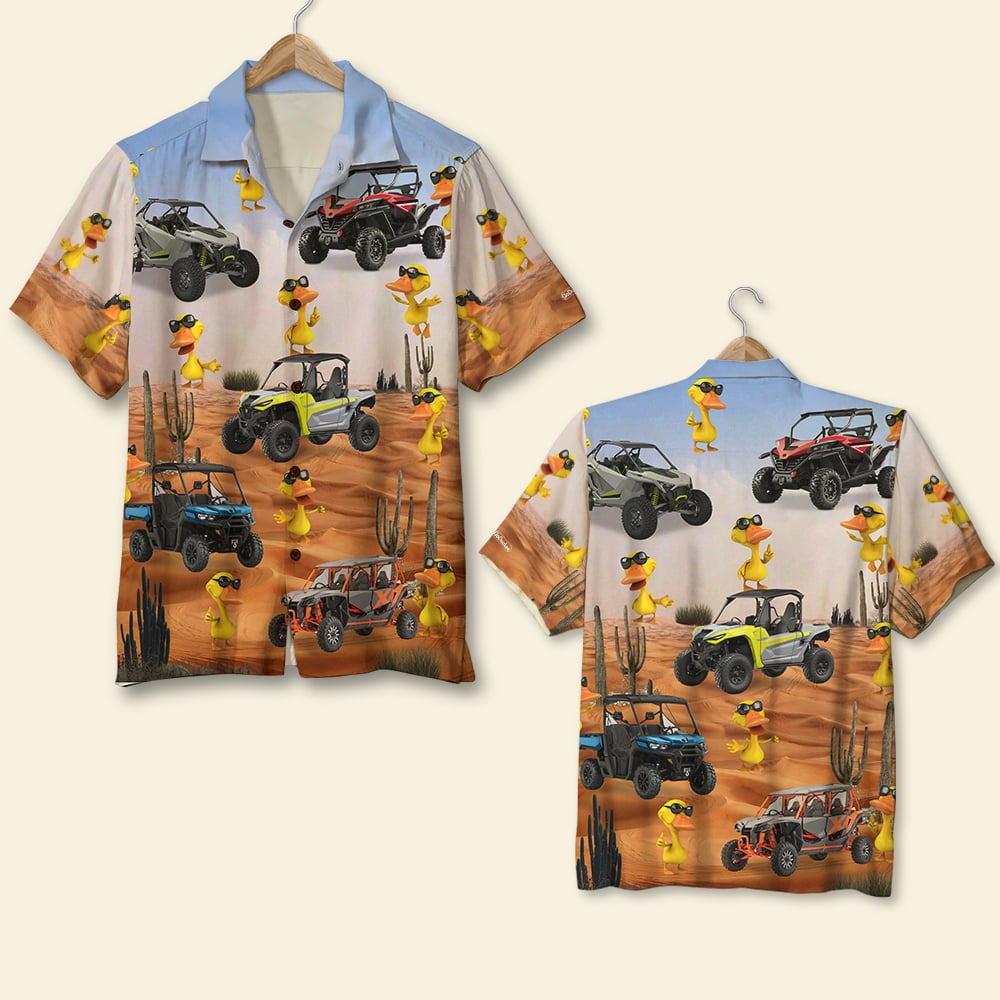 litzzy UTV Hawaiian Shirt, UTV Duck Desert Hawaiian Shirt For Men, Woman, Litzzy Aloha Shirt Hawaiian Shirt   