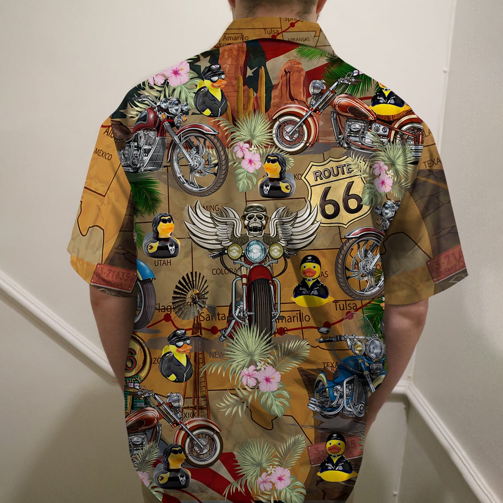 litzzy Motorcycle rubber duckie Hawaiian Shirt, Aloha Shirt Hawaiian Shirt For Men, Woman, Litzzy Aloha Shirt Hawaii Shirt   