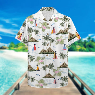litzzy Personalized Cruising Flamingo Couple Hawaiian Shirt - We don't hide crazy Hawaiian Shirt For Men, Woman, Litzzy Aloha Shirt Hawaiian Shirt   
