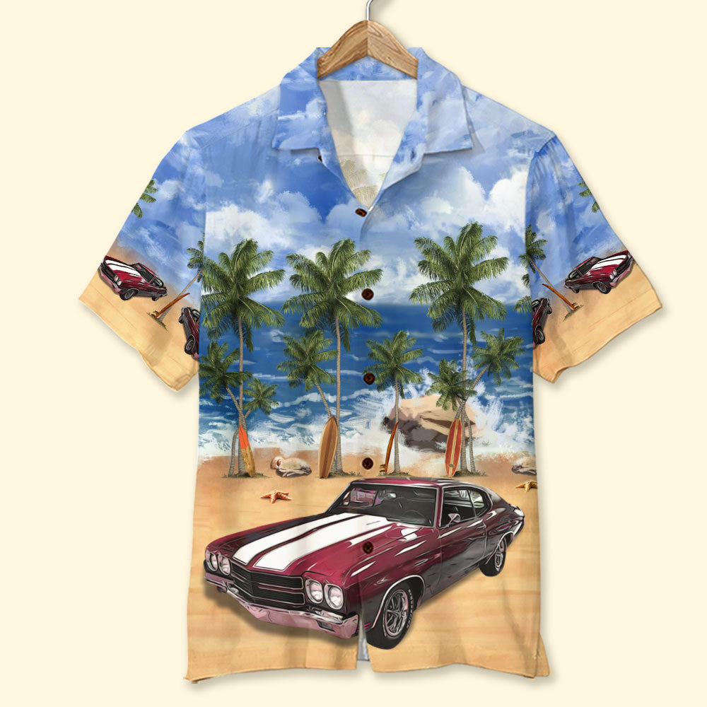litzzy Custom Classic Car Hawaiian Shirt, Aloha Shirt, Summer Beach Pattern Hawaiian Shirt For Men, Woman, Litzzy Aloha Shirt Hawaiian Shirt   
