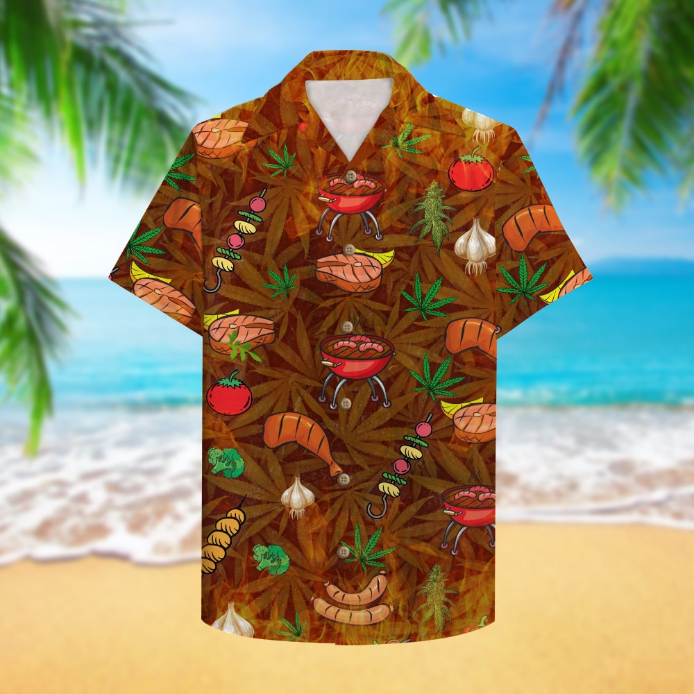 litzzy BBQ Hawaiian Shirt - I'd smoke that Hawaiian Shirt For Men, Woman, Litzzy Aloha Shirt Hawaiian Shirt   