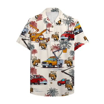 litzzy Lineman Hawaiian Shirt - The Cranes Pattern Hawaiian Shirt For Men, Woman, Litzzy Aloha Shirt Hawaii Shirt   