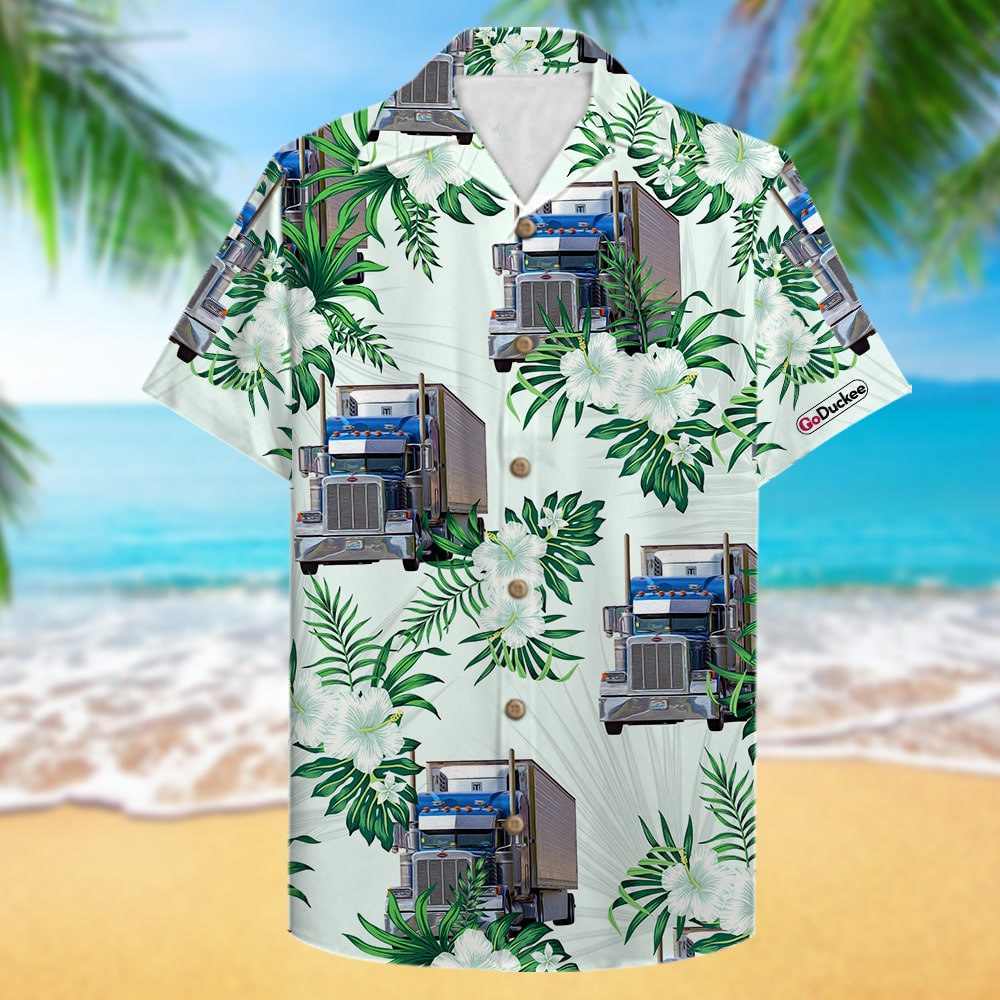 litzzy Custom Your Own Truck's Photo - Truck Driver Hawaiian Shirt Hawaiian Shirt For Men, Woman, Litzzy Aloha Shirt Hawaii Shirt   