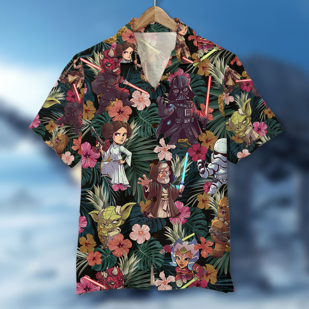 litzzy S. W. Hawaiian Shirt - Summer Flower Pattern Hawaiian Shirt For Men, Woman, Litzzy Aloha Shirt Hawaiian Shirt   
