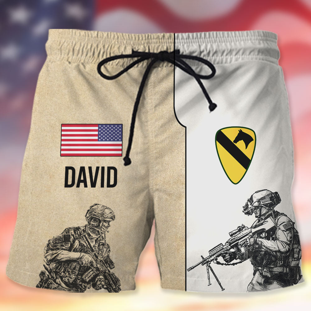 litzzy Veteran Hawaiian Shirt and Beach Shorts - custom military Unit Hawaiian Shirt For Men, Woman, Litzzy Aloha Shirt Hawaiian Shirt   