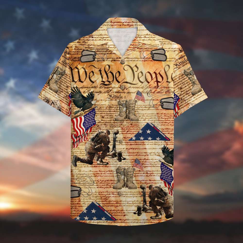 litzzy Veteran We the people Hawaiian Shirt, Aloha Shirt Hawaiian Shirt For Men, Woman, Litzzy Aloha Shirt Hawaii Shirt   