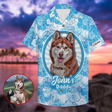litzzy Custom Photo - Dog Lover Hawaiian Shirt - Floral Pattern 03 Hawaiian Shirt For Men, Woman, Litzzy Aloha Shirt Hawaii Shirt   